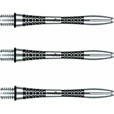 Winmau Triad Aluminium, čierne intermediate 41mm