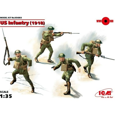 ICM US Infantry 1918 WW1 1:35