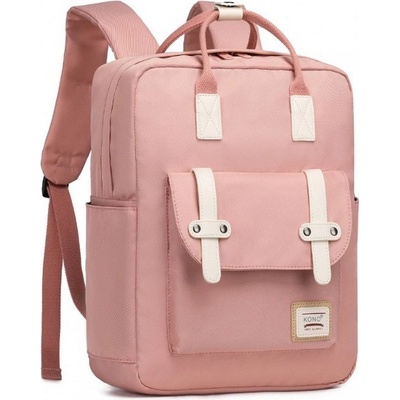 Konofactory Růžový batoh do letadla Traveller M 35 l