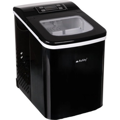 Ruhhy Машина за производство на лед 120W - 2 размера кубчета, 12kg/ден - черна (5900779955721)