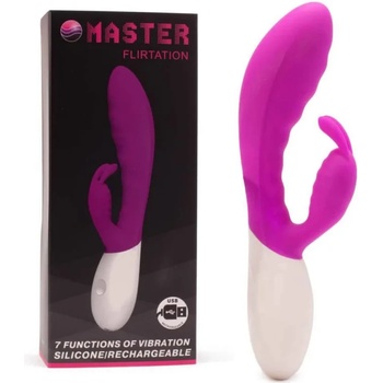 Вибратор с впечатляващи функции, 21см. - Master Flirtation Purple (DEBRA00981)