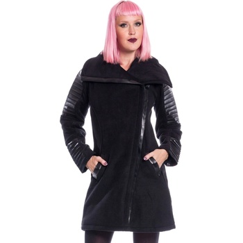 Image 1 of Chemical black Палто дамско Chemical Black - ГАЛИНА - ЧЕРЕН - POI438