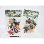 Gazelo AST. INSECTS, plast. , 6 pcs. , 2 wz. , fol
