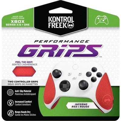 KontrolFreek Производителност XB1 Меки ръкохватки червен RED-4777- XB1 (RED-4777- XB1)