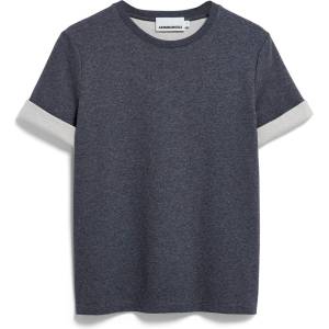 Armedangels Дамска тениска Armedangels Women's Un-Wasted T-shirt - Steel Melange / Undyed - размер XS (916-6598-0111)