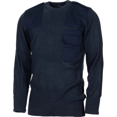 MFH nemecký pulóver BW náprsné vrecko navy blue