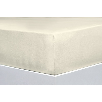 Florella Prostěradlo Avance Jersey Elastan Ivory 180x200-220