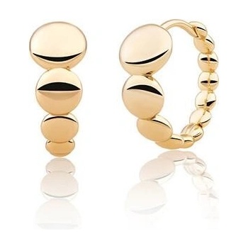 Sparkling Originální pozlacené kruhy EAG33