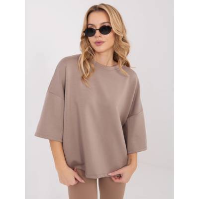 Blouse MJ-BZ-H1095.96-dark beige biela kaki Factory Price