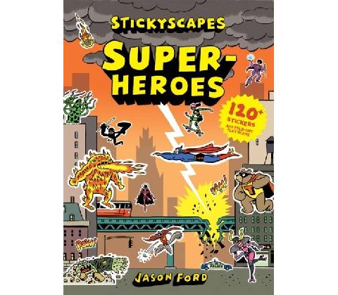 Stickyscapes Superheroes