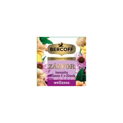 BERCOFF Zázvor IMUNITA VITAMÍN C ZINEK 10 x 2 g