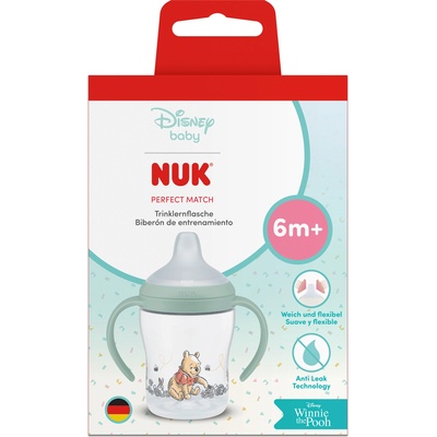 Nuk Perfect Match Шише за сок 150 мл. , 6+мес. , Disney, Мечо Пух (10215391)