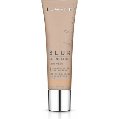 Lumene Nordic Makeup Blur dlhotrvajúci make-up SPF15 1 Classic Beige 30 ml