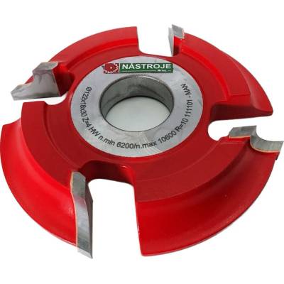 KARNED TOOLS Fréza rádiusová čtvrtkruhová vydutá SK 5018 122x18x30-R10 pravá