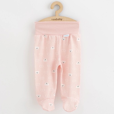 Dojčenské polodupačky New Baby Classic II medvedík ružový