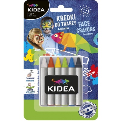 kidea - Пастели за лице 6 цвята