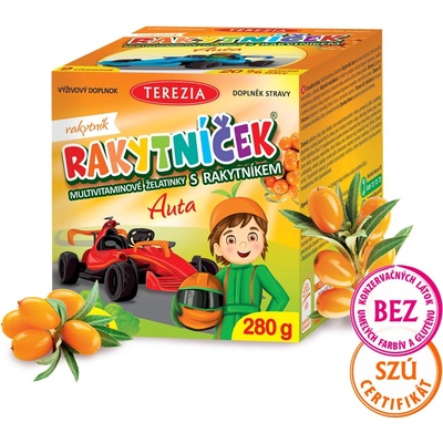 RAKYTNÍČEK želatinky AUTA 140 ks