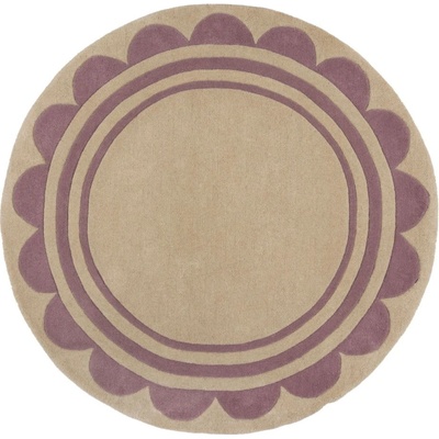 Flair Rugs Lois Scallop fialovo-prírodný