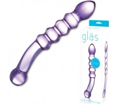 Glas Purple Rain Ribbed