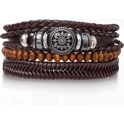 HARAHU Мъжки гривни ab-32944 - Кафяв kp32944 (ab-32944)