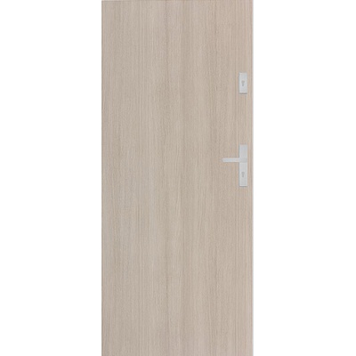 NATUREL Bezpečnostní vchodové RC2 Technické levé 90 cm dub bělený B2DB90L