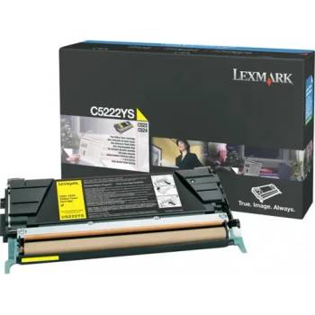 Image 1 of Lexmark КАСЕТА ЗА LEXMARK OPTRA C522/C524/C530/C532/C534 - Yellow - OUTLET - PN C5222YS (101LEX C 522Y)