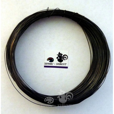 Drát černý vázací 0,5 mm 100g cca. 60 m