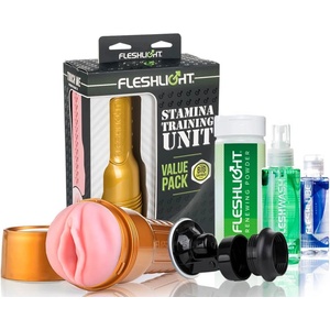 Fleshlight - мастурбатор комплект за издръжливост - 5 части