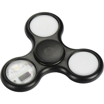 Fidget spinner LED černý