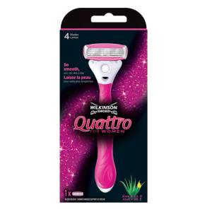 Wilkinson Sword Wilkinson Quattro за жени самобръсначка + 1 глава