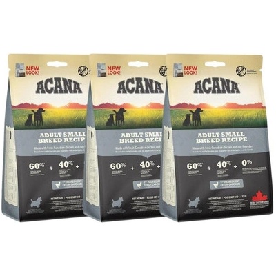 Acana Heritage Adult Small Breed Chicken 3 x 340 g