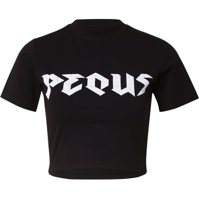 Pequs Тениска черно, размер M
