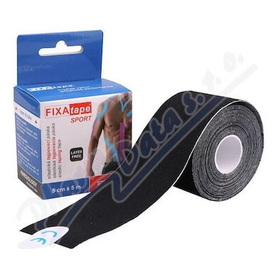 FIXAtape Standard šport tejpovacia páska čierna 5 cm x 5 m