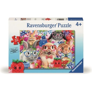 Ravensburger - Puzzle Bunnies and forest fruits - 1 - 39 piese