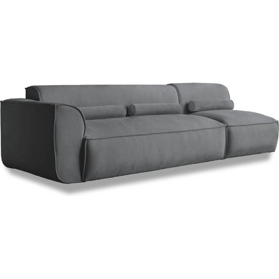 Miuform Сив модулна лежанка (ляв ъгъл) Flex Felix - Miuform (2023SO97)