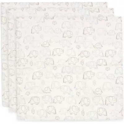 Jollein 70x70 cm Elephant Tales 3 ks
