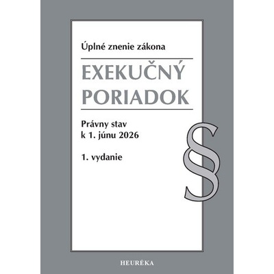 Exekučný poriadok, 1. vydanie 6/2026