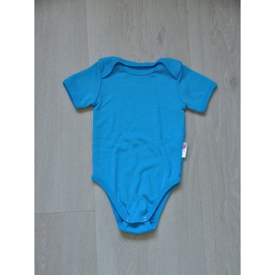 Rostoucí Merino Body MoniLu kr. rukáv TYRKYS Body
