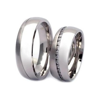 Nubis NSS3012 dámský snubní prsten ocelNSS3012-ZR