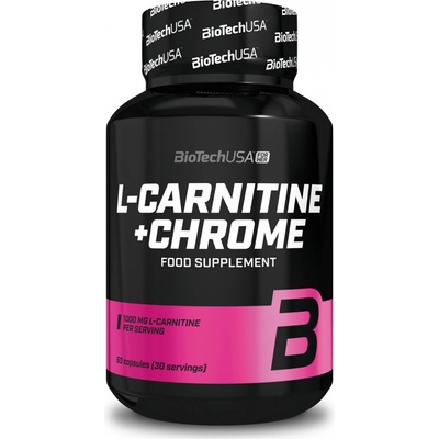 BioTech USA L-Carnitine + Chrome For Her 60 kapslí