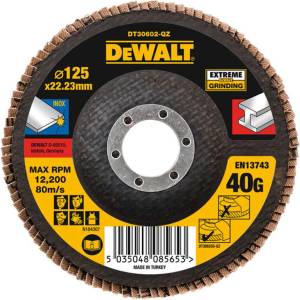 DEWALT - Ламелен шлифовъчен диск, P40, диаметър 125 мм DT30602 (DT30602)