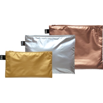 LOQI Чантички за кръста Metallic 3 бр (ZP.ME.N)