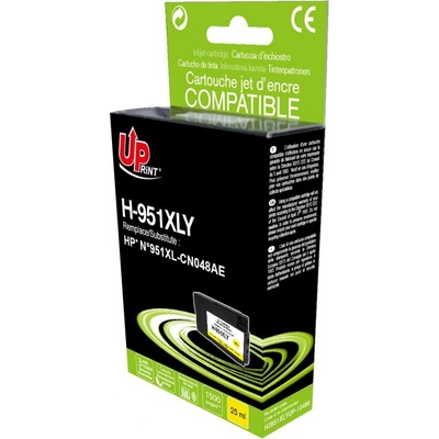 Compatible Мастилница UPRINT CN048AE HP, Yellow (7233)