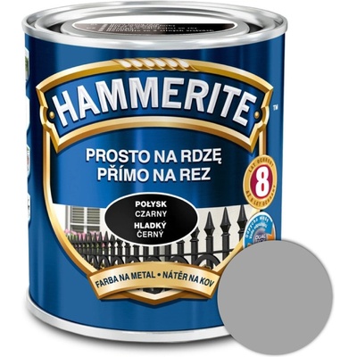 AkzoNobel Hammerite přímo na rez hladký stříbrný 0,25l