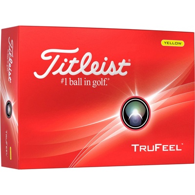 Titleist TruFeel 2024 žluté 12 ks