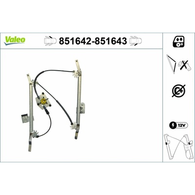 Mechanizmus zdvíhania okna VALEO 851642