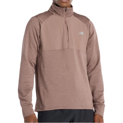 New Balance Мъжко яке за тренировка New balance Athletics Heat Grid 1/2 Zip Training jacket - Green (003-3280-0311)