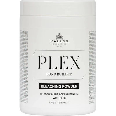 KALLOS Plex Bond Builder Bleaching Powder melír s Plexem pro zesvětlení až o 10 odstínů 500 g