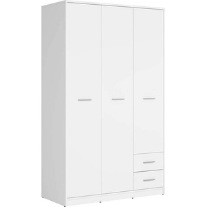 BRW Гардероб nepo plus szf3d2s бяло