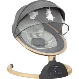 KikkaBoo Електрическа люлка Ashlee Dark Grey 2025 (31005010089)